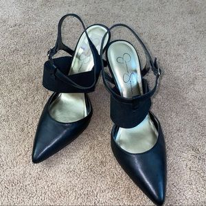 Black stilettos heels